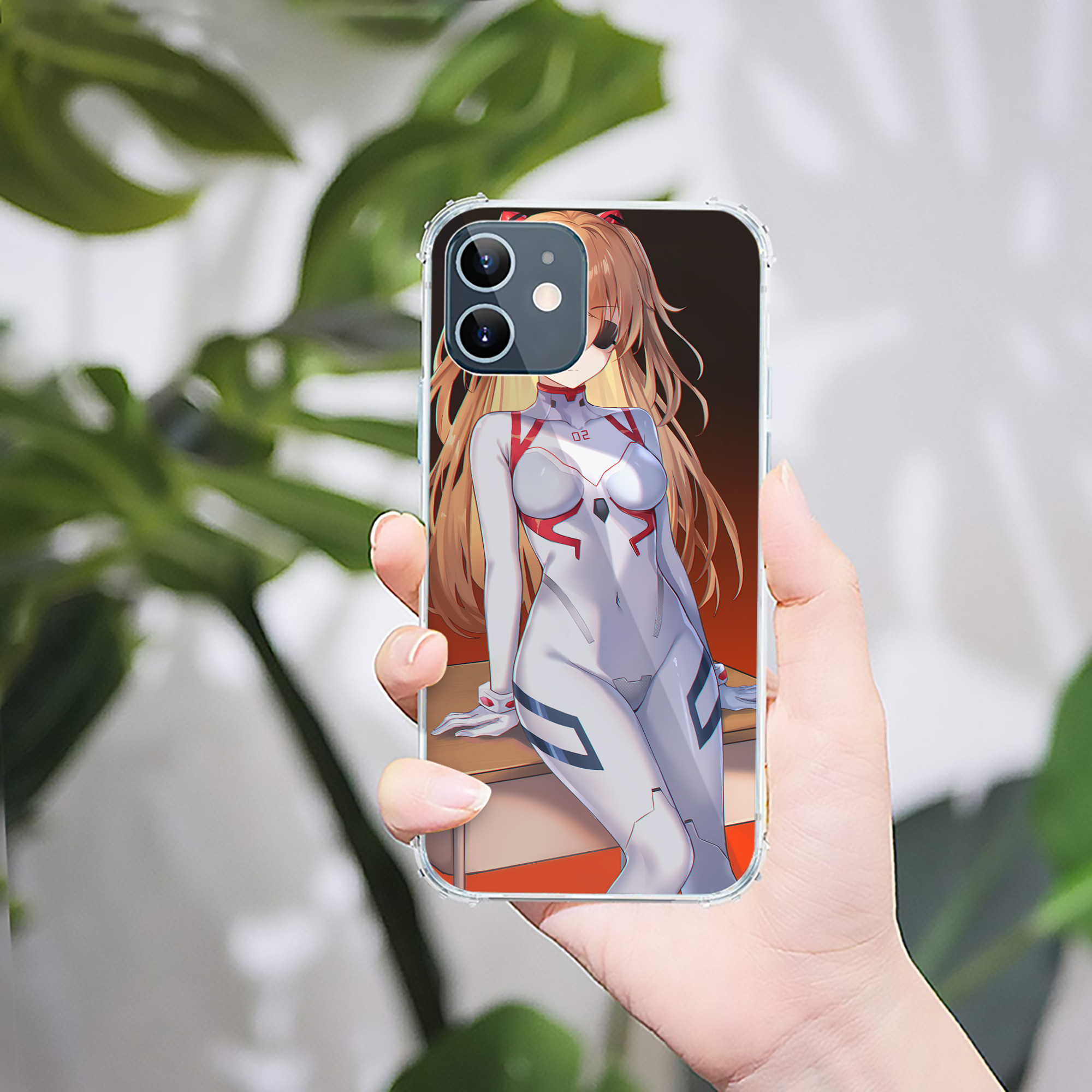 （画像用） EVA 新世紀エヴァンゲリオン 【iPhone 12シリーズ対応】透明スマホケース（クリアソフトケース）